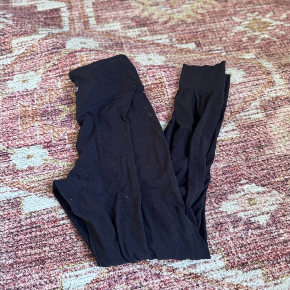 Black Lululemon align leggings size 4